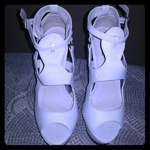 Charlotte Russe white sandals